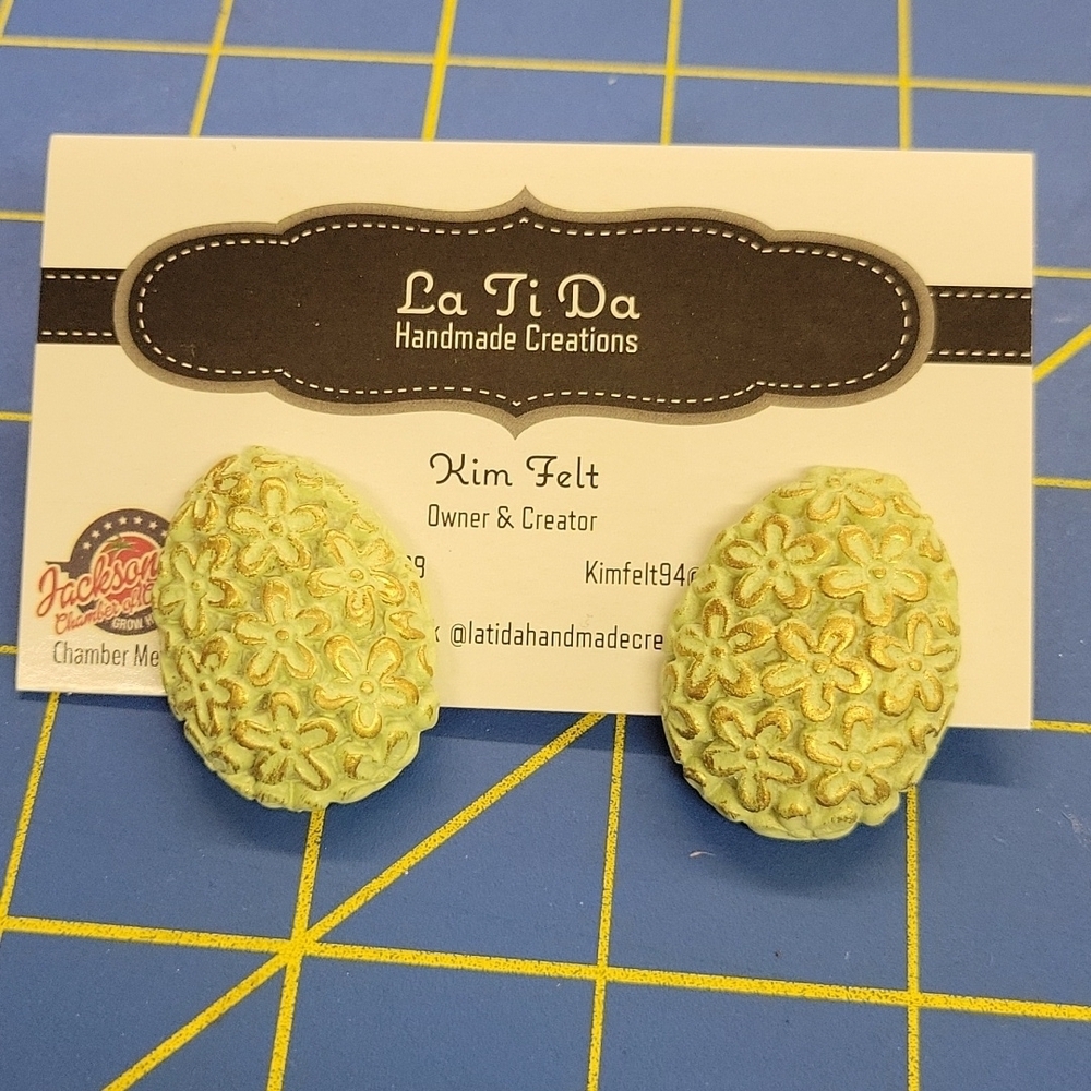 Easter Egg 1" Earrings